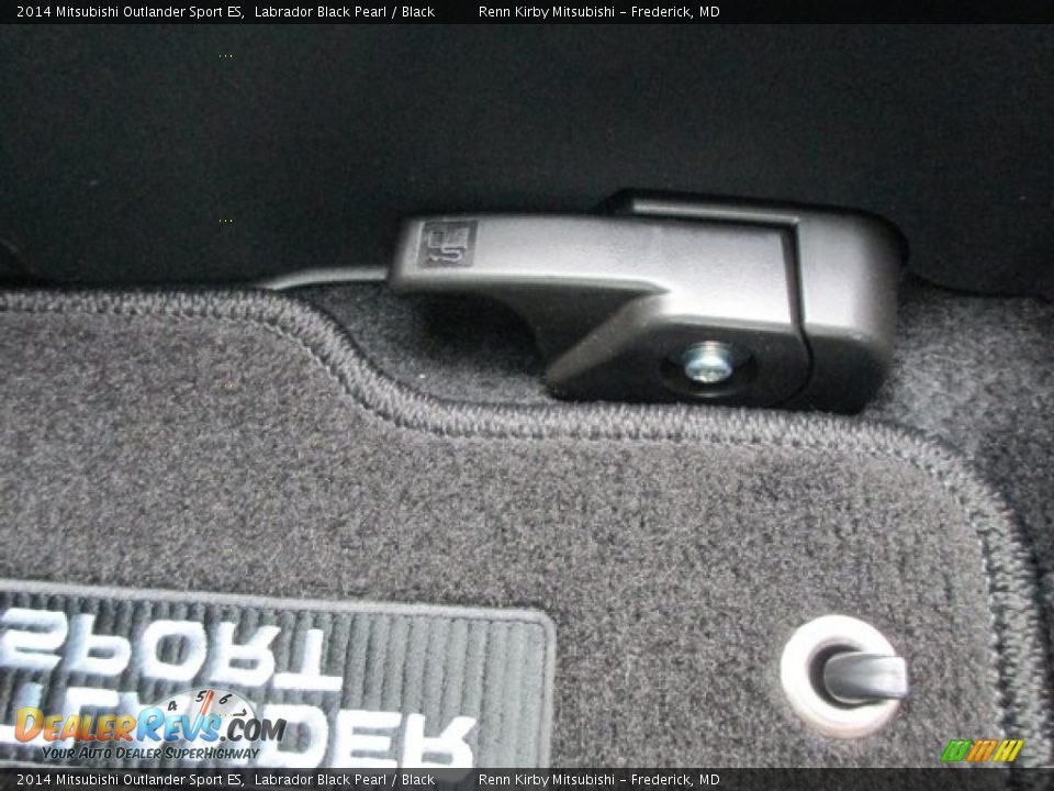 2014 Mitsubishi Outlander Sport ES Labrador Black Pearl / Black Photo #16