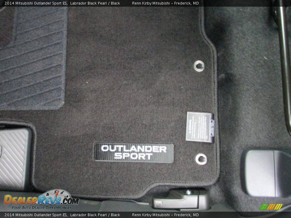 2014 Mitsubishi Outlander Sport ES Labrador Black Pearl / Black Photo #17