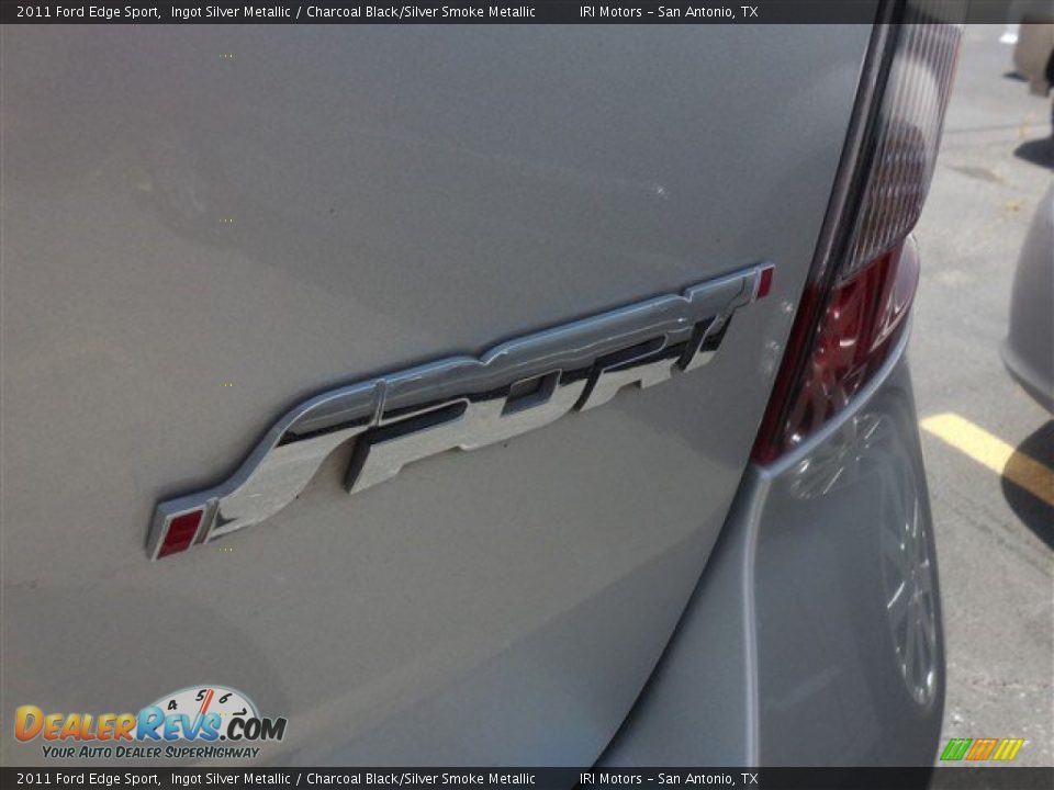2011 Ford Edge Sport Ingot Silver Metallic / Charcoal Black/Silver Smoke Metallic Photo #10