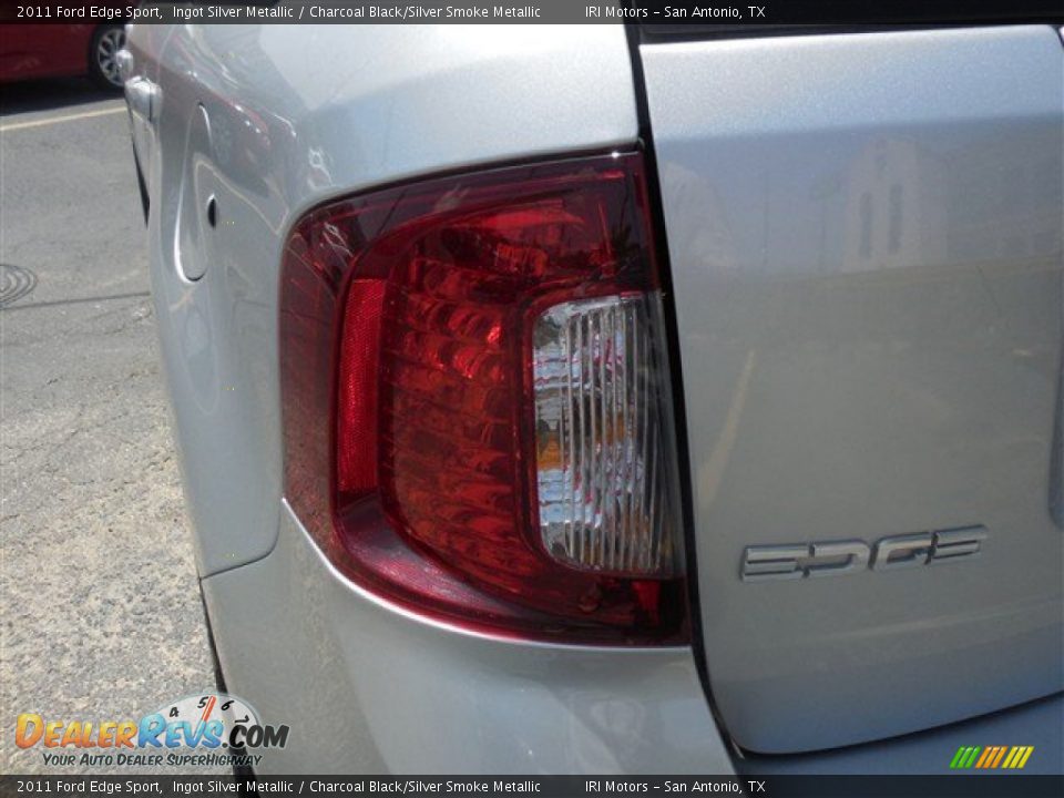 2011 Ford Edge Sport Ingot Silver Metallic / Charcoal Black/Silver Smoke Metallic Photo #11