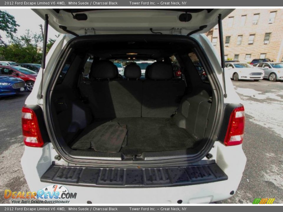 2012 Ford Escape Limited V6 4WD White Suede / Charcoal Black Photo #9