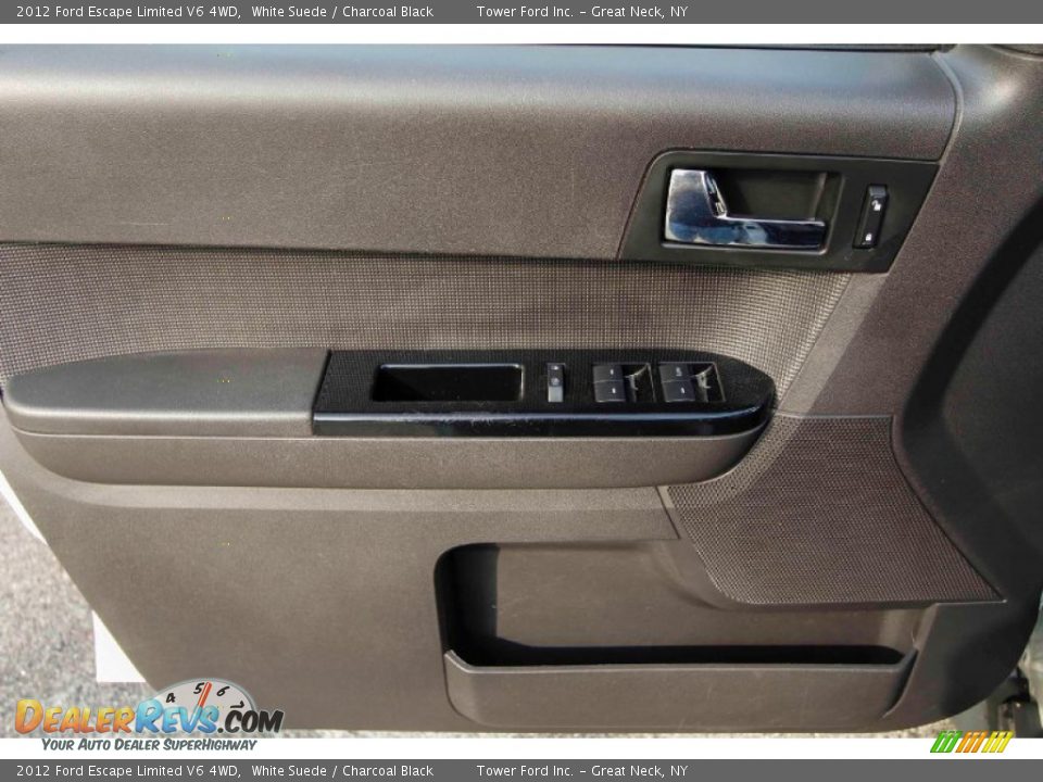 2012 Ford Escape Limited V6 4WD White Suede / Charcoal Black Photo #11