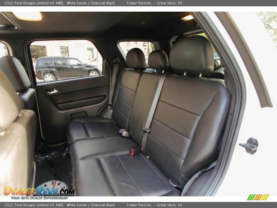 2012 Ford Escape Limited V6 4WD White Suede / Charcoal Black Photo #16