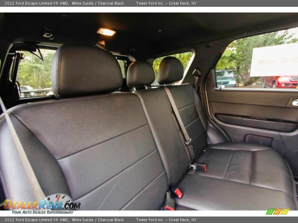 2012 Ford Escape Limited V6 4WD White Suede / Charcoal Black Photo #19