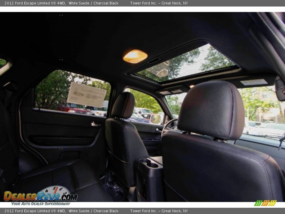 2012 Ford Escape Limited V6 4WD White Suede / Charcoal Black Photo #20