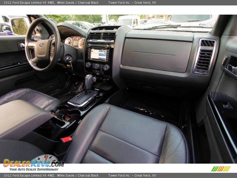 2012 Ford Escape Limited V6 4WD White Suede / Charcoal Black Photo #21