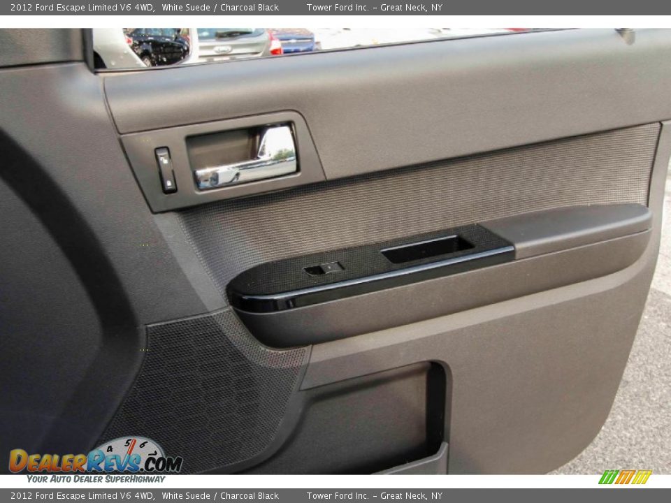 2012 Ford Escape Limited V6 4WD White Suede / Charcoal Black Photo #22