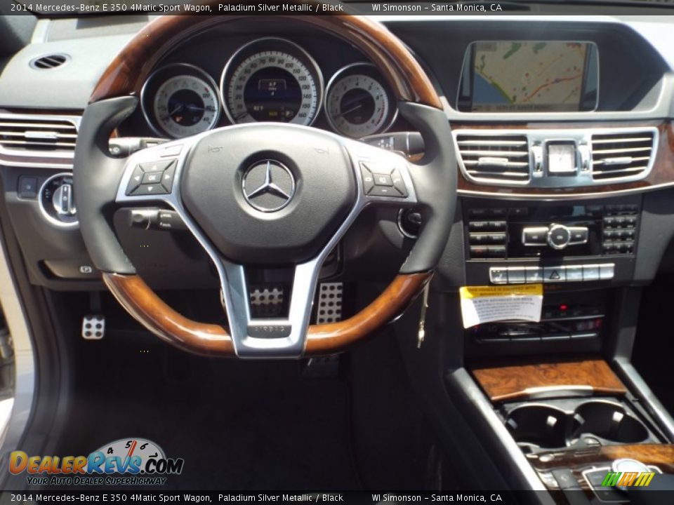 2014 Mercedes-Benz E 350 4Matic Sport Wagon Paladium Silver Metallic / Black Photo #9