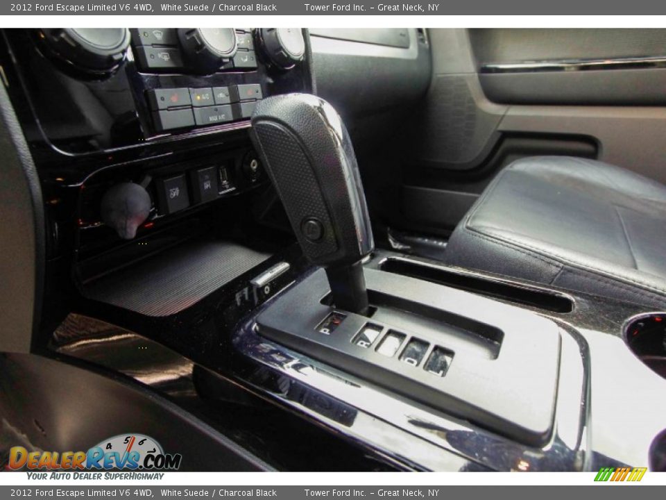 2012 Ford Escape Limited V6 4WD White Suede / Charcoal Black Photo #28