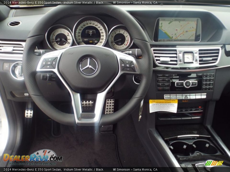 2014 Mercedes-Benz E 350 Sport Sedan Iridium Silver Metallic / Black Photo #9