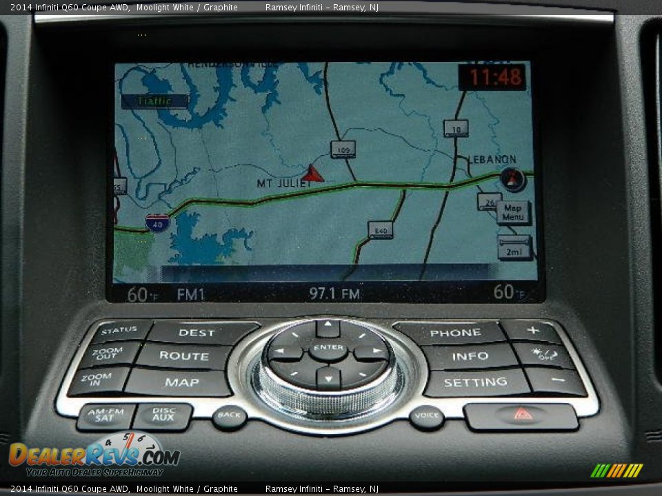 Navigation of 2014 Infiniti Q60 Coupe AWD Photo #15