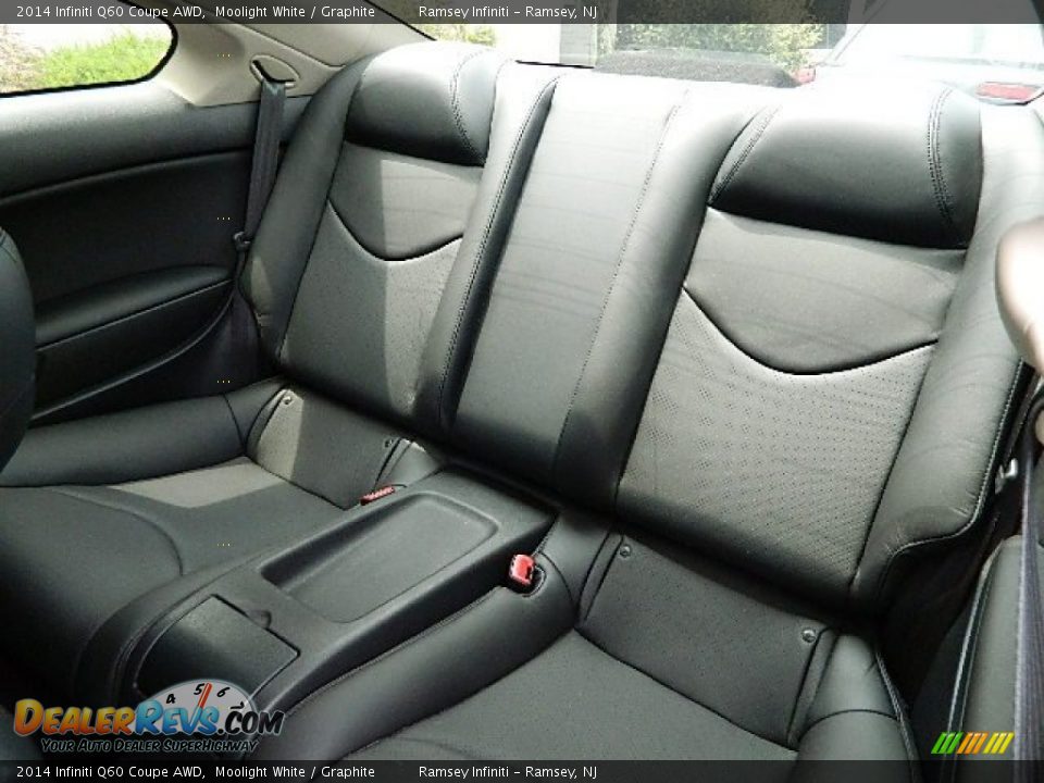 Rear Seat of 2014 Infiniti Q60 Coupe AWD Photo #9