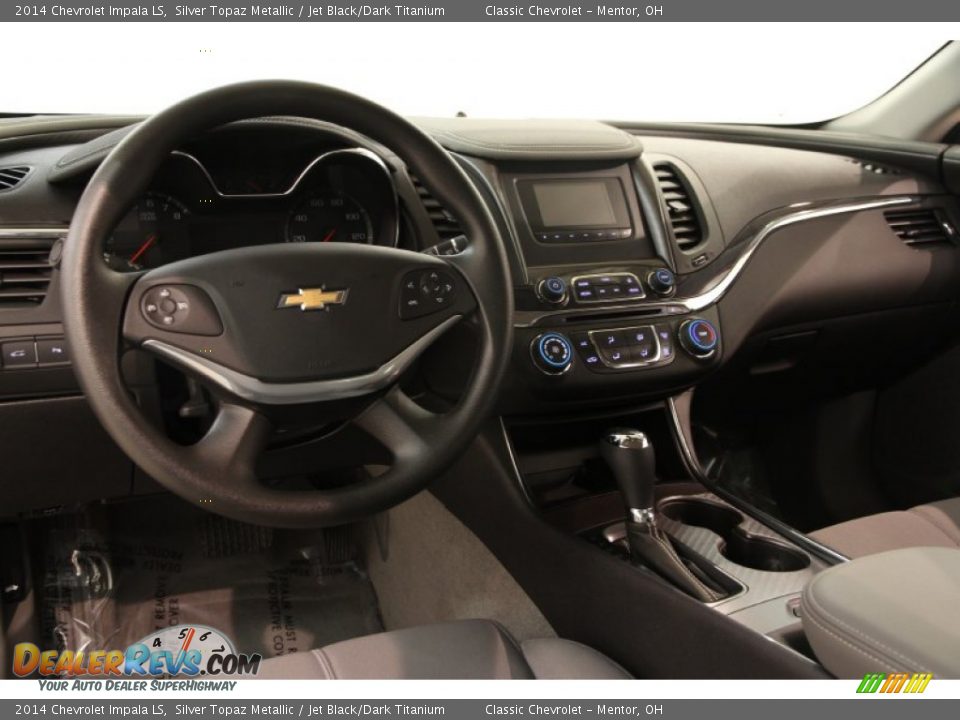 2014 Chevrolet Impala LS Silver Topaz Metallic / Jet Black/Dark Titanium Photo #6