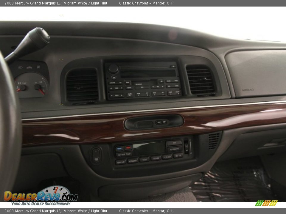 2003 Mercury Grand Marquis LS Vibrant White / Light Flint Photo #6