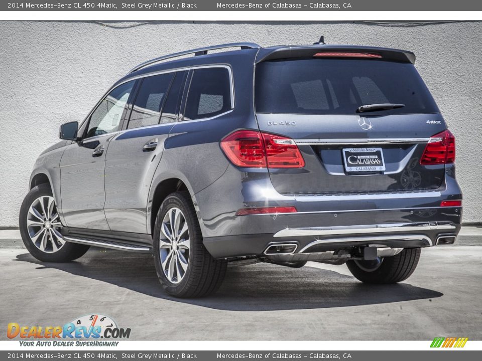 2014 Mercedes-Benz GL 450 4Matic Steel Grey Metallic / Black Photo #2