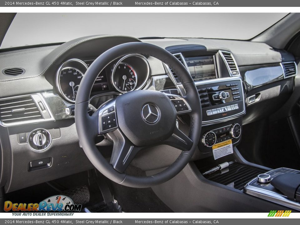 2014 Mercedes-Benz GL 450 4Matic Steel Grey Metallic / Black Photo #5