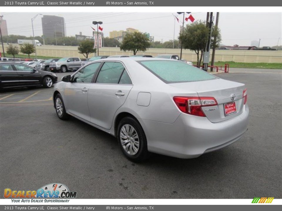 2013 Toyota Camry LE Classic Silver Metallic / Ivory Photo #5