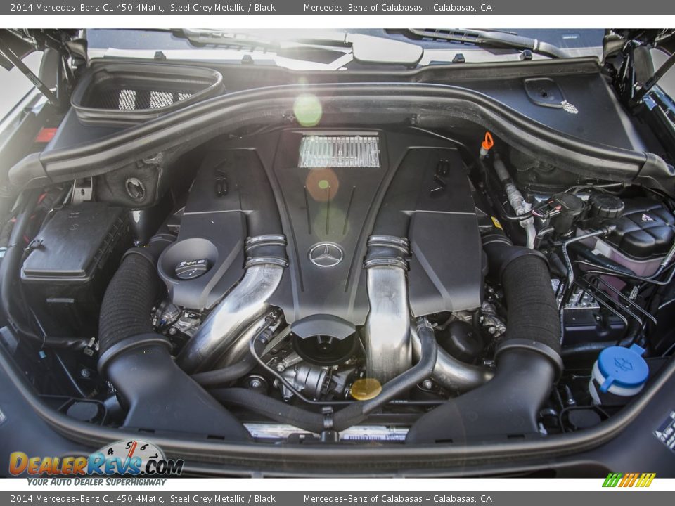 2014 Mercedes-Benz GL 450 4Matic Steel Grey Metallic / Black Photo #9