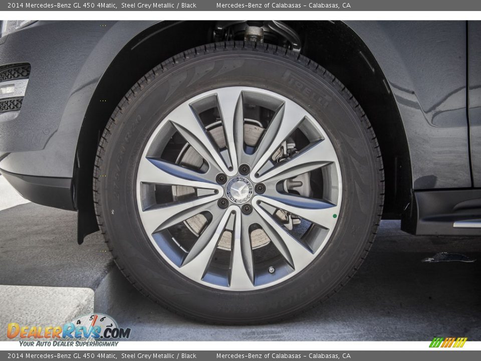 2014 Mercedes-Benz GL 450 4Matic Steel Grey Metallic / Black Photo #10