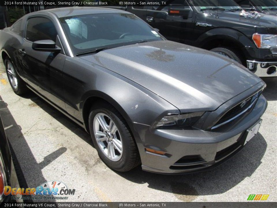 2014 Ford Mustang V6 Coupe Sterling Gray / Charcoal Black Photo #1