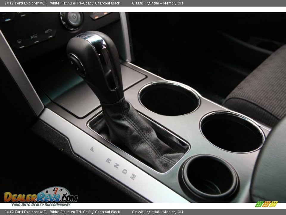 2012 Ford Explorer XLT White Platinum Tri-Coat / Charcoal Black Photo #23