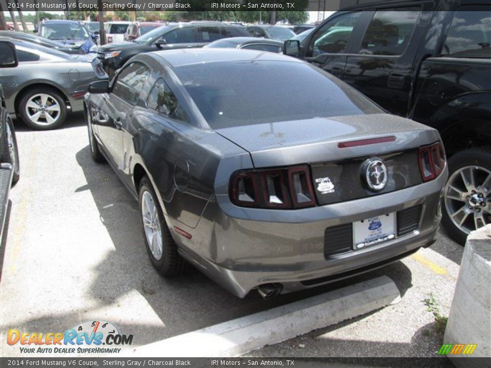 2014 Ford Mustang V6 Coupe Sterling Gray / Charcoal Black Photo #4