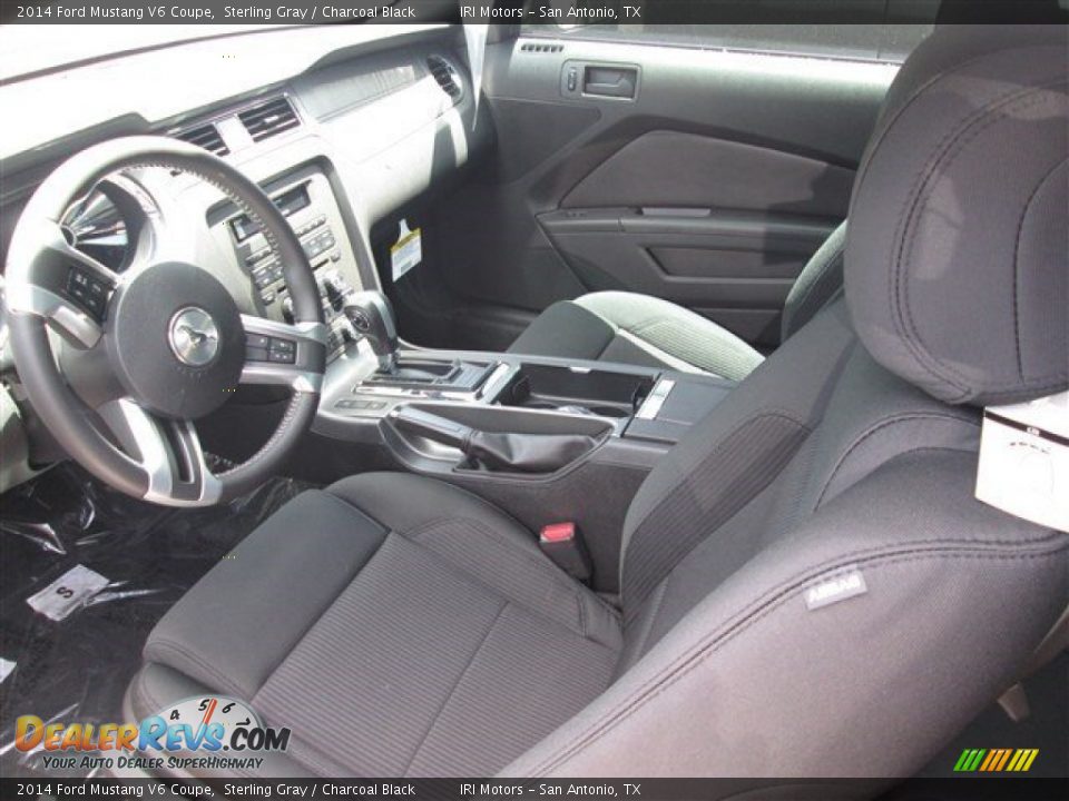 2014 Ford Mustang V6 Coupe Sterling Gray / Charcoal Black Photo #6