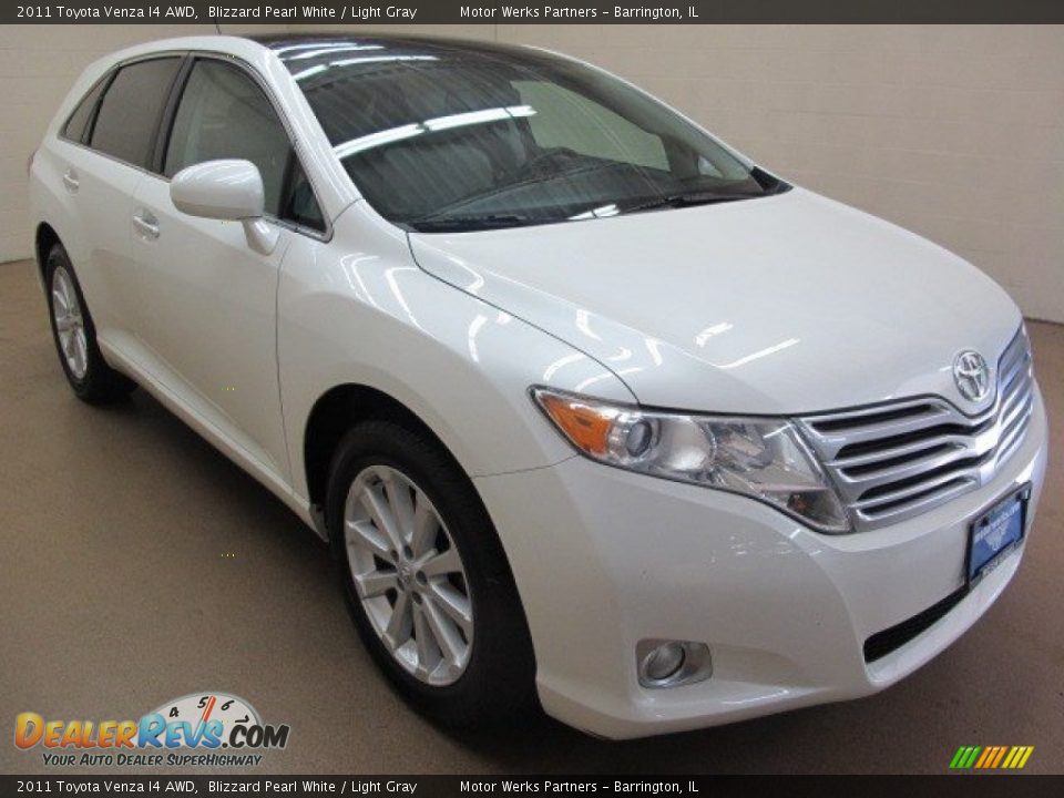2011 Toyota Venza I4 AWD Blizzard Pearl White / Light Gray Photo #1