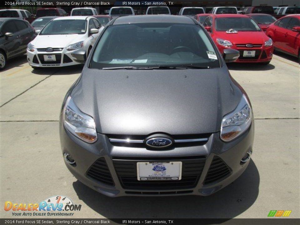 2014 Ford Focus SE Sedan Sterling Gray / Charcoal Black Photo #2