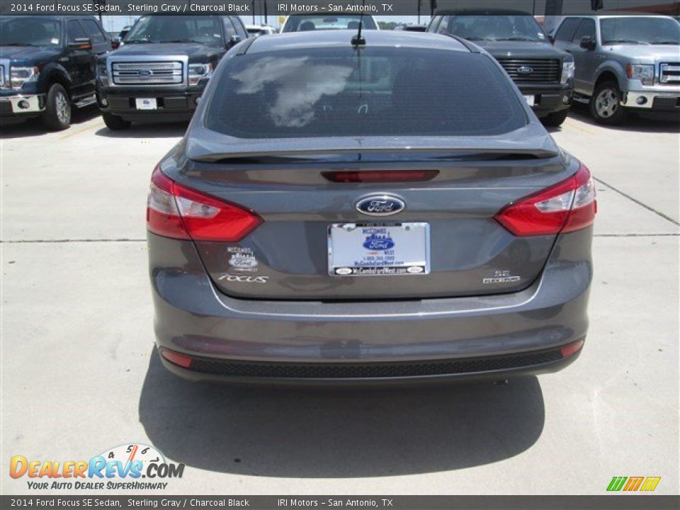 2014 Ford Focus SE Sedan Sterling Gray / Charcoal Black Photo #5
