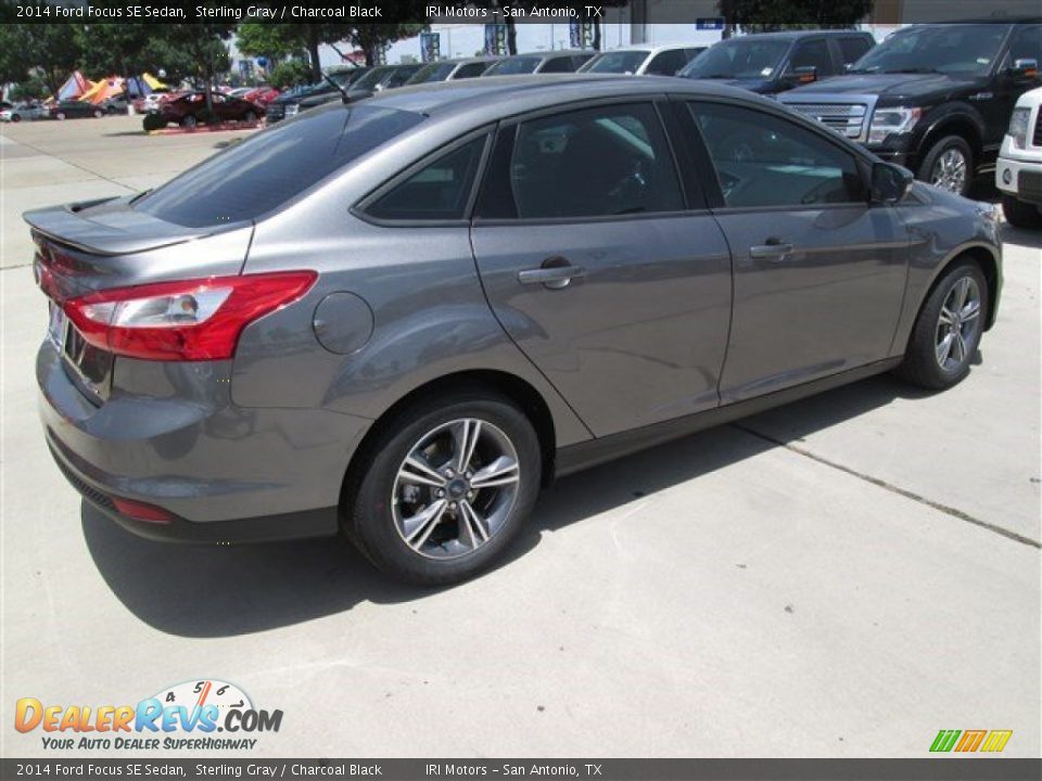 2014 Ford Focus SE Sedan Sterling Gray / Charcoal Black Photo #6