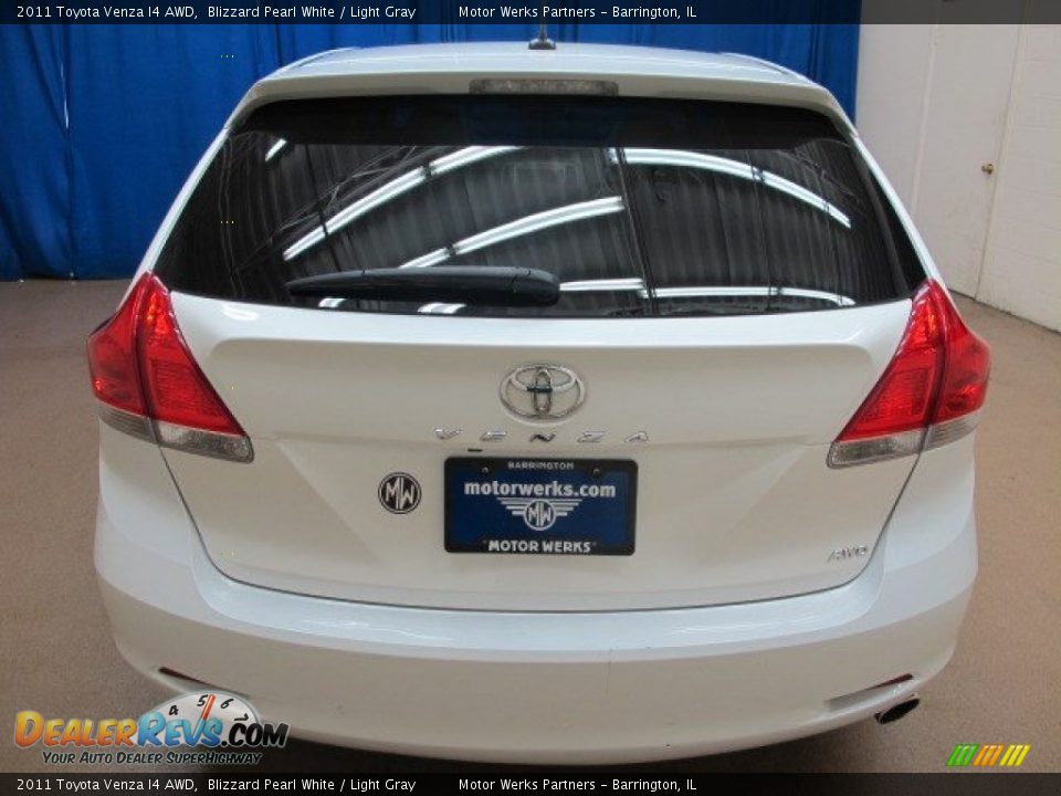 2011 Toyota Venza I4 AWD Blizzard Pearl White / Light Gray Photo #6