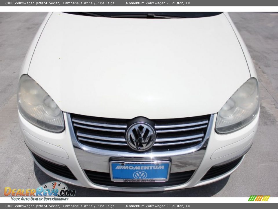 2008 Volkswagen Jetta SE Sedan Campanella White / Pure Beige Photo #2