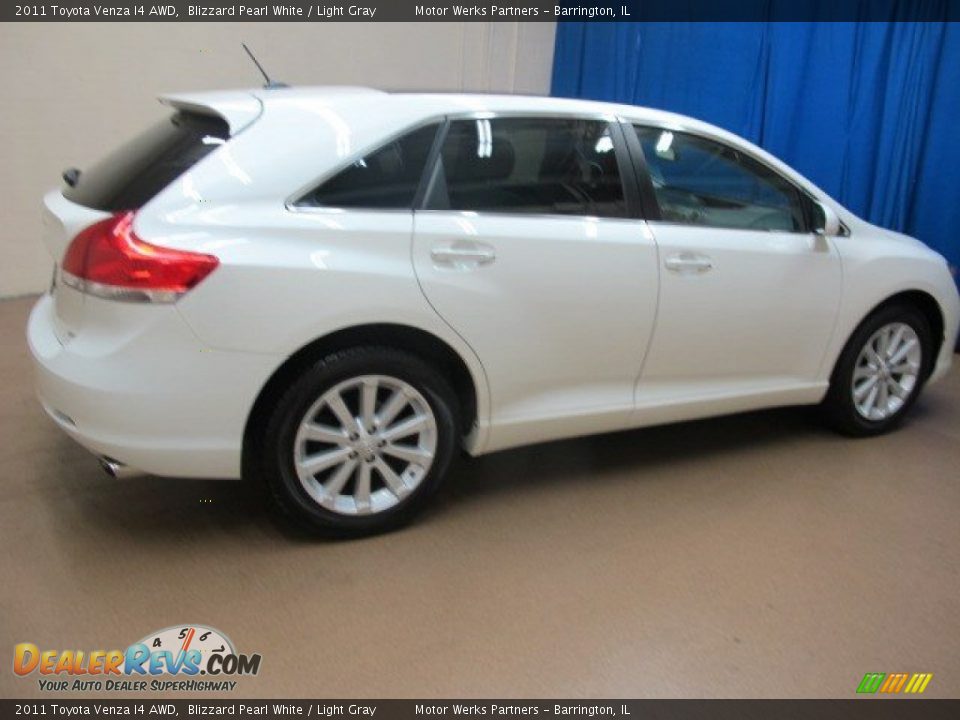 2011 Toyota Venza I4 AWD Blizzard Pearl White / Light Gray Photo #9