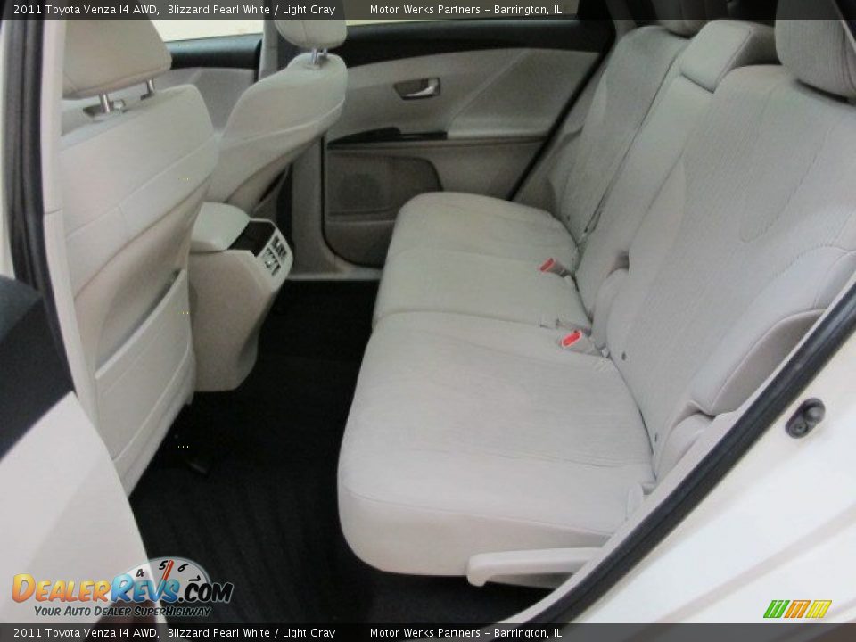2011 Toyota Venza I4 AWD Blizzard Pearl White / Light Gray Photo #17
