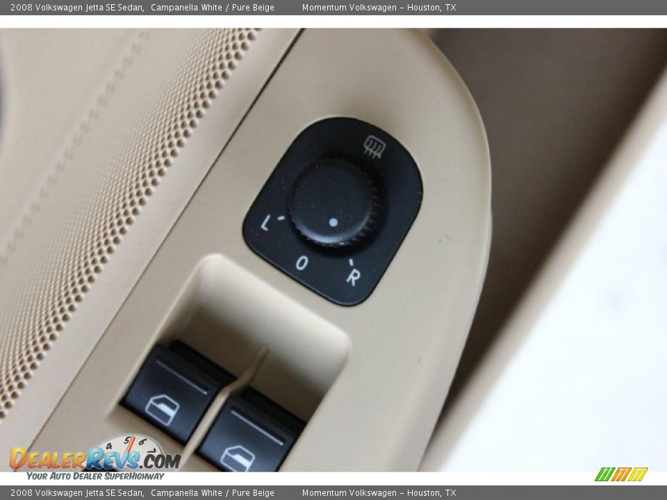 2008 Volkswagen Jetta SE Sedan Campanella White / Pure Beige Photo #11