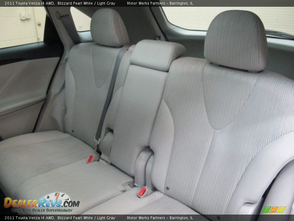2011 Toyota Venza I4 AWD Blizzard Pearl White / Light Gray Photo #18
