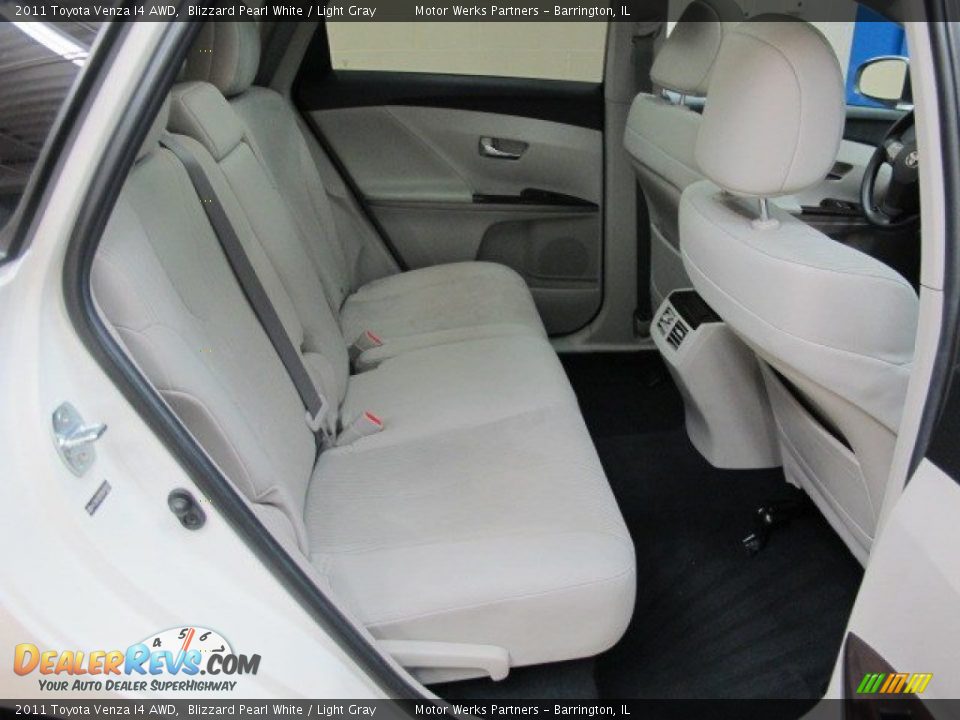2011 Toyota Venza I4 AWD Blizzard Pearl White / Light Gray Photo #19
