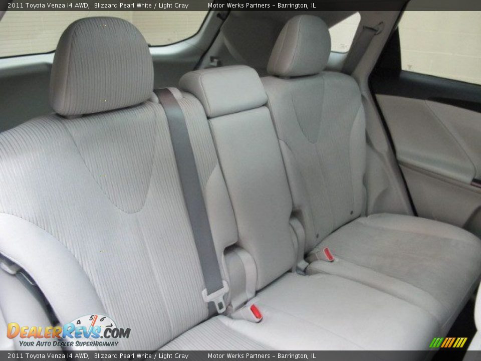 2011 Toyota Venza I4 AWD Blizzard Pearl White / Light Gray Photo #20