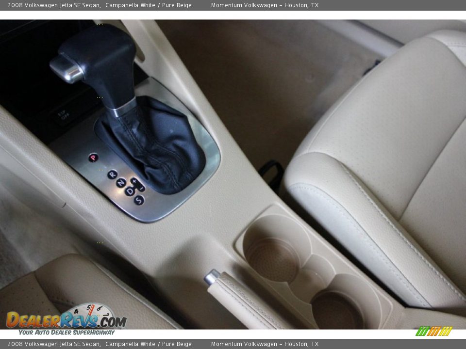 2008 Volkswagen Jetta SE Sedan Campanella White / Pure Beige Photo #15