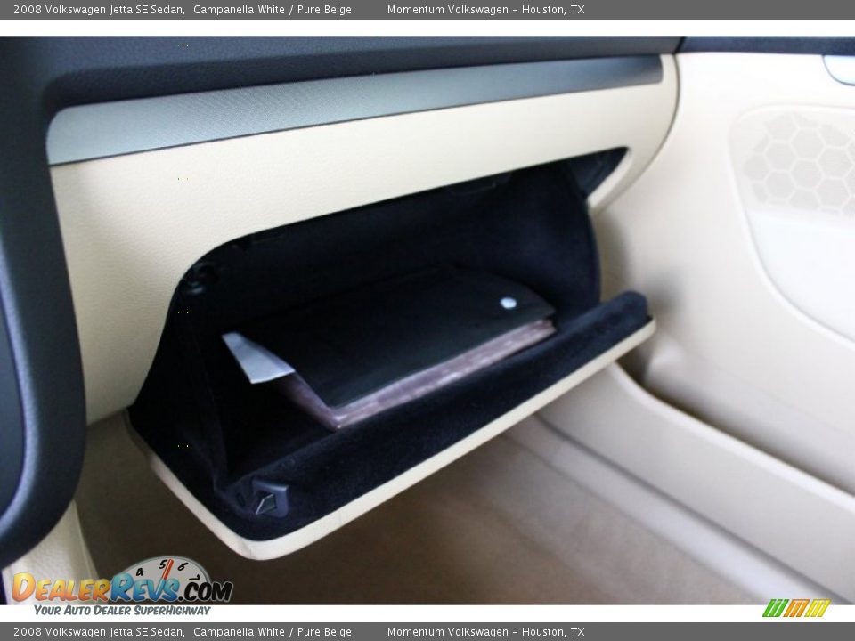 2008 Volkswagen Jetta SE Sedan Campanella White / Pure Beige Photo #18