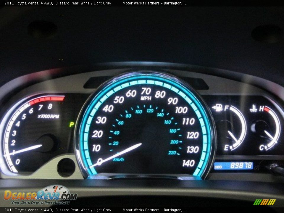 2011 Toyota Venza I4 AWD Blizzard Pearl White / Light Gray Photo #25