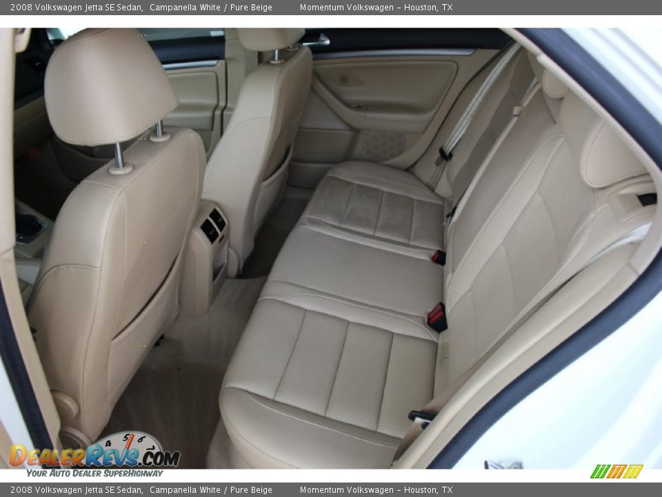 2008 Volkswagen Jetta SE Sedan Campanella White / Pure Beige Photo #22