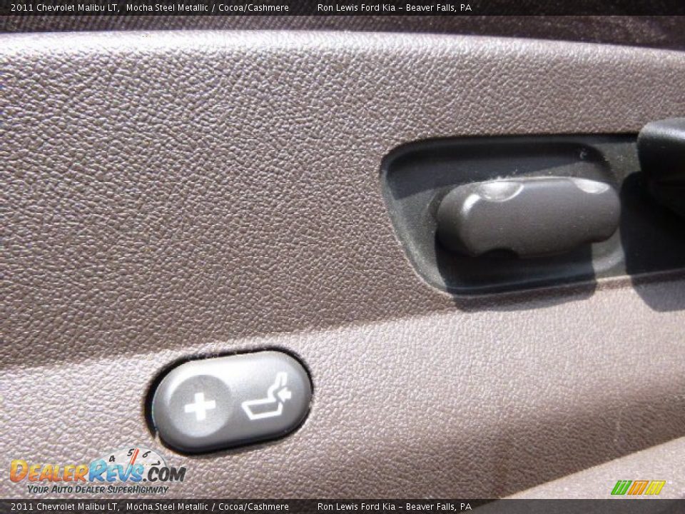 2011 Chevrolet Malibu LT Mocha Steel Metallic / Cocoa/Cashmere Photo #15