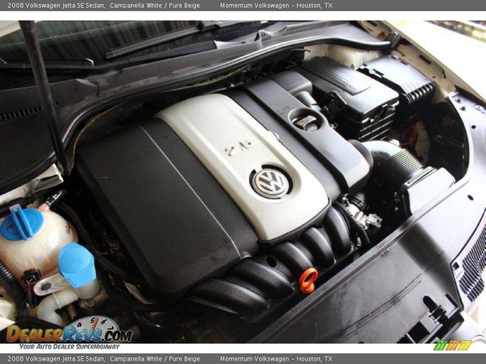 2008 Volkswagen Jetta SE Sedan Campanella White / Pure Beige Photo #32