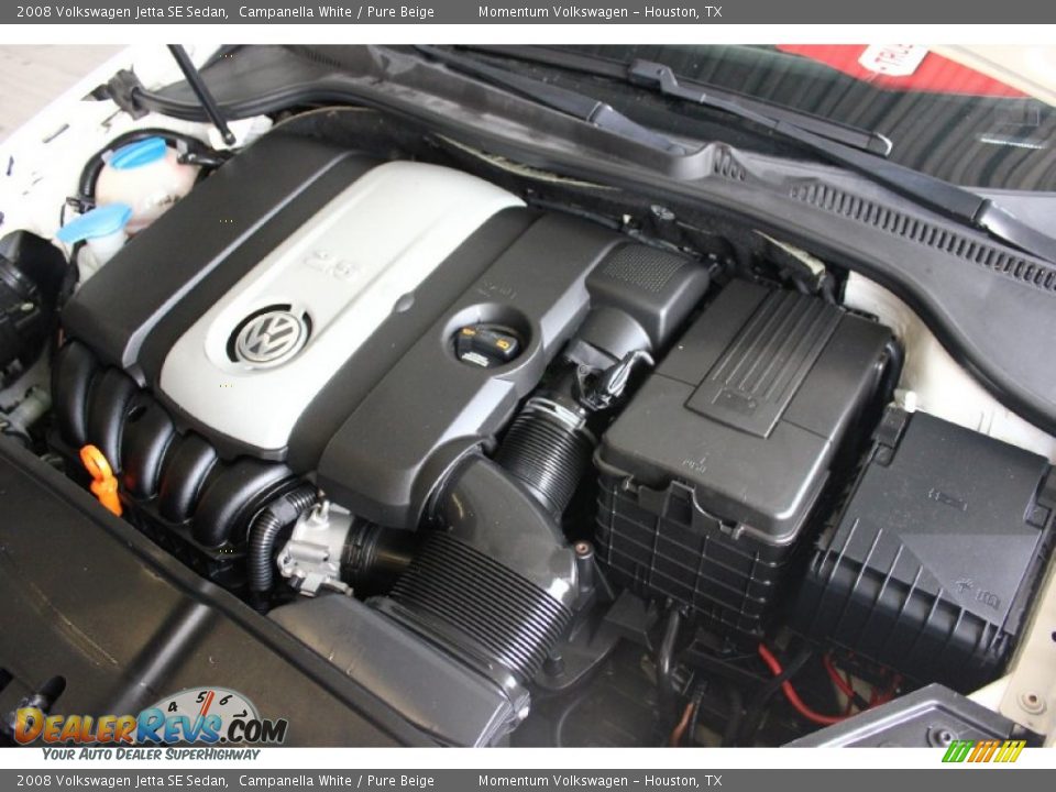 2008 Volkswagen Jetta SE Sedan Campanella White / Pure Beige Photo #33