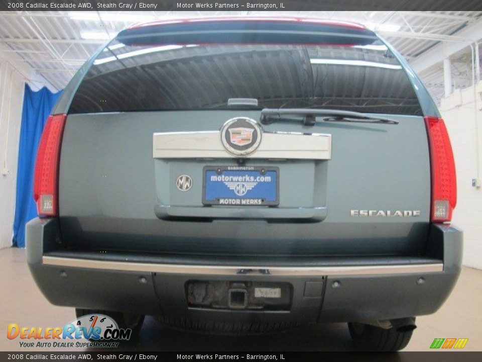 2008 Cadillac Escalade AWD Stealth Gray / Ebony Photo #7