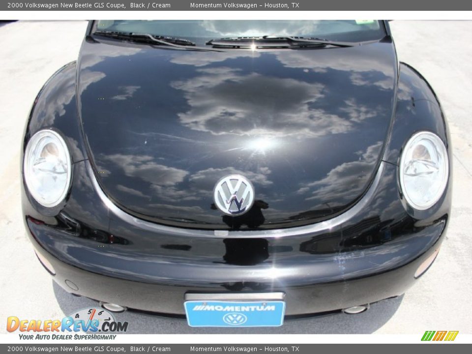 2000 Volkswagen New Beetle GLS Coupe Black / Cream Photo #2
