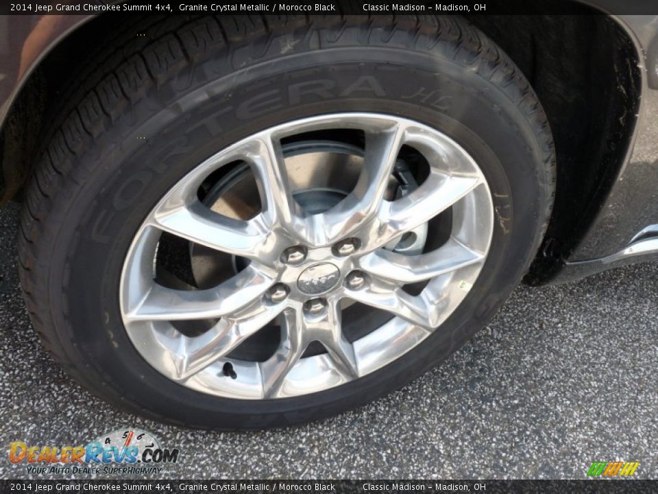 2014 Jeep Grand Cherokee Summit 4x4 Granite Crystal Metallic / Morocco Black Photo #4