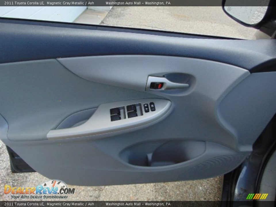 2011 Toyota Corolla LE Magnetic Gray Metallic / Ash Photo #9